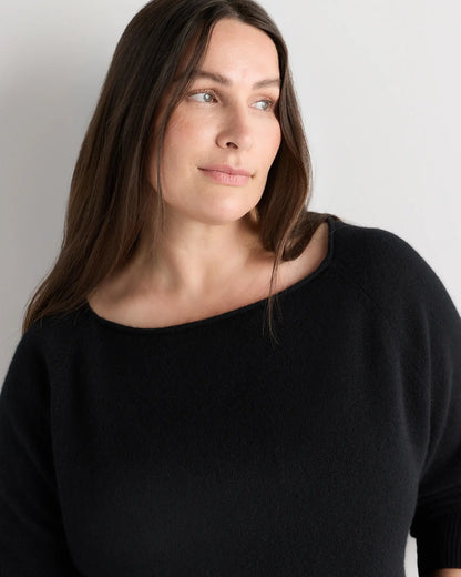 Mongolian Cashmere Boatneck Sweater - US 7010