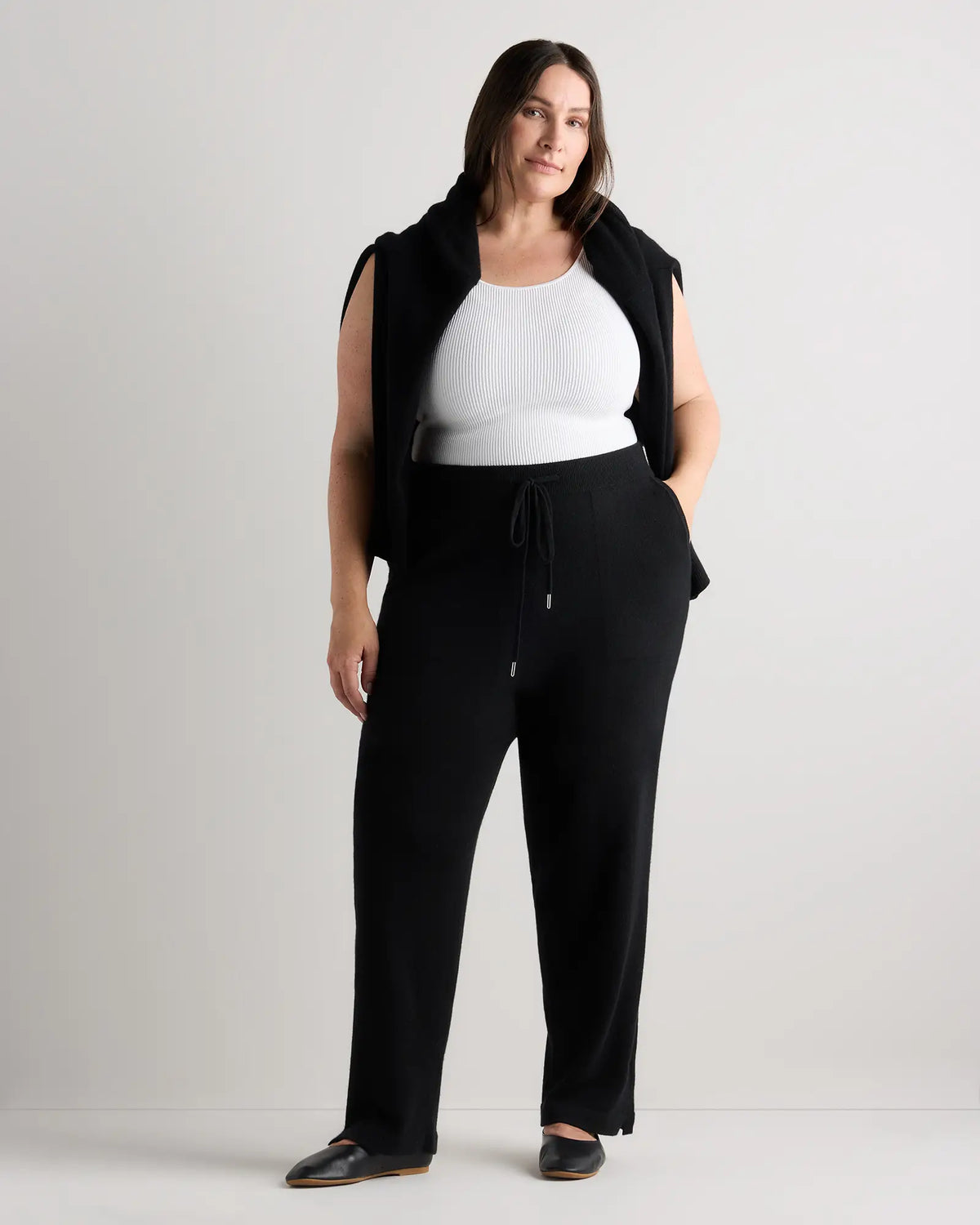 Mongolian Cashmere Straight Leg Pants - US 5779
