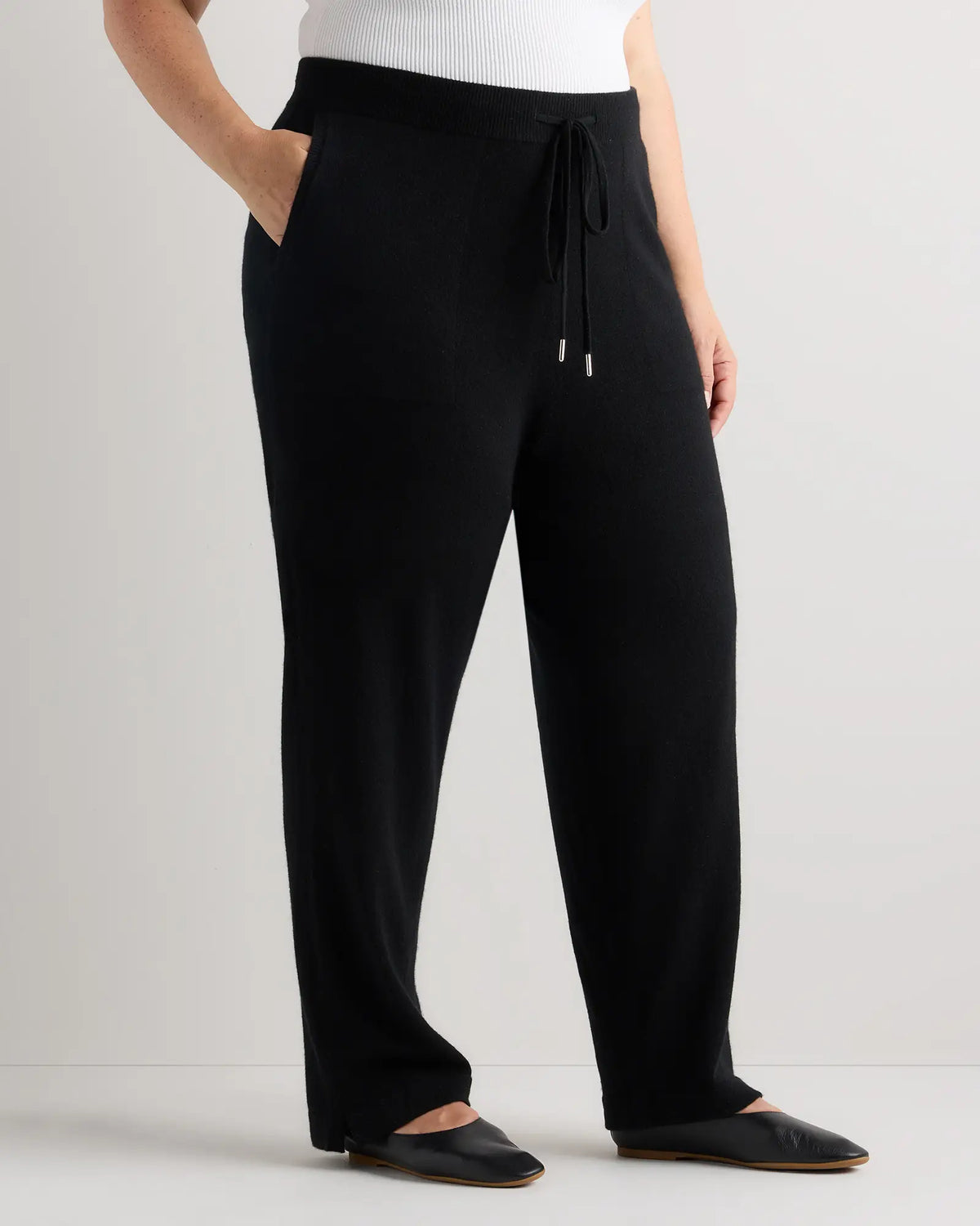 Mongolian Cashmere Straight Leg Pants - US 5779