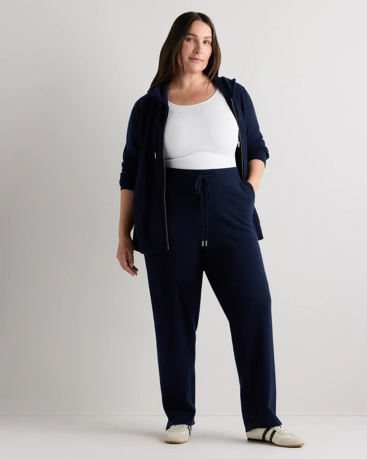 Mongolian Cashmere Straight Leg Pants - US 8902