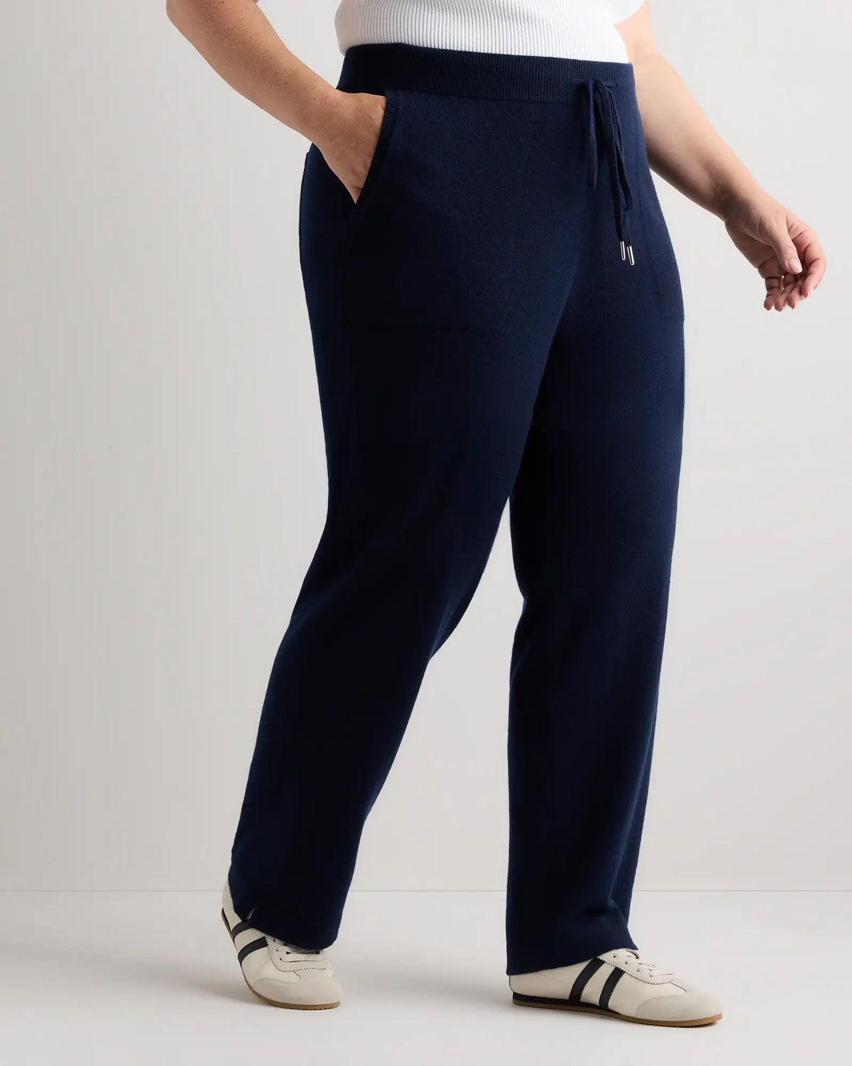 Mongolian Cashmere Straight Leg Pants - US 8902