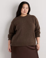 Mongolian Cashmere Oversized Crewneck Sweater - US 4795