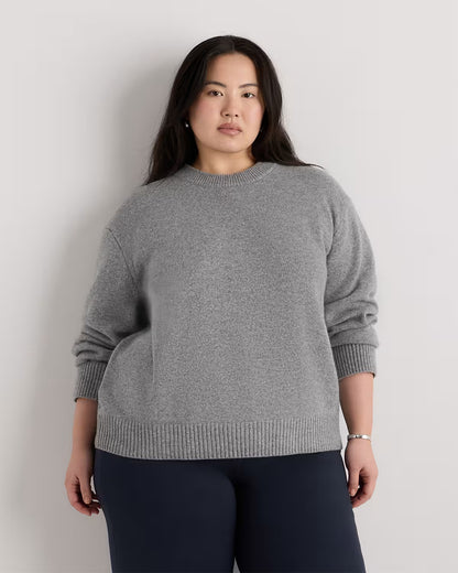 Mongolian Cashmere Oversized Crewneck Sweater - US 8780
