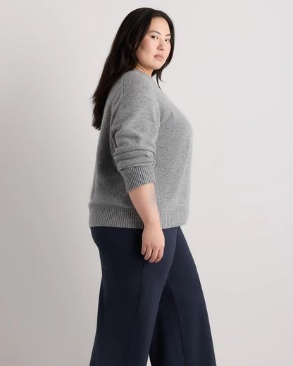 Mongolian Cashmere Oversized Crewneck Sweater - US 8780