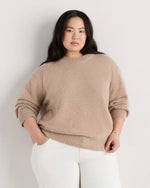 Mongolian Cashmere Oversized Crewneck Sweater - US 1184
