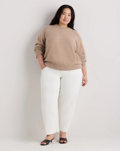 Mongolian Cashmere Oversized Crewneck Sweater - US 1184