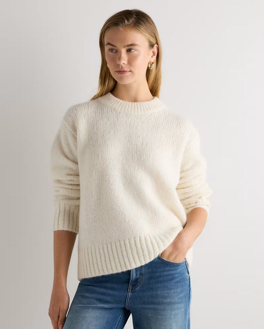 Lofty Baby Alpaca Oversized Crew - US 9084