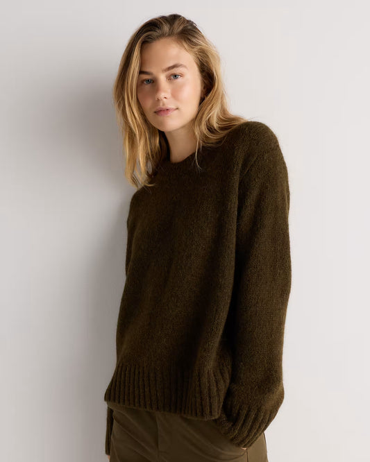 Lofty Baby Alpaca Oversized Crew - US 5191