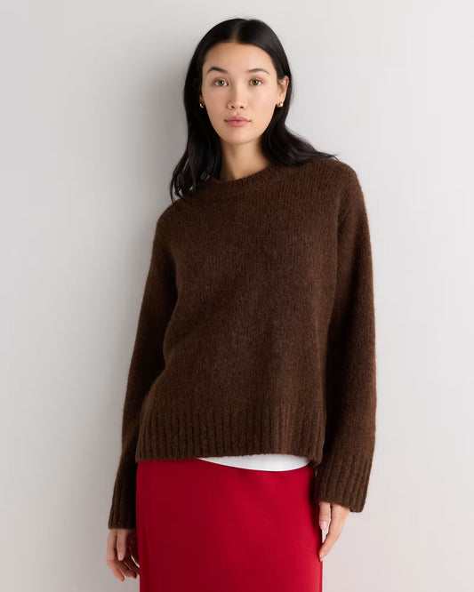 Lofty Baby Alpaca Oversized Crew - US 3512
