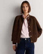 Lofty Baby Alpaca Chunky Crew Cardigan - US 5381