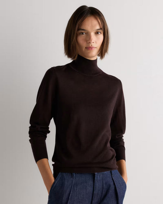 Ultra-Fine Merino Wool Turtleneck Sweater - US 3979