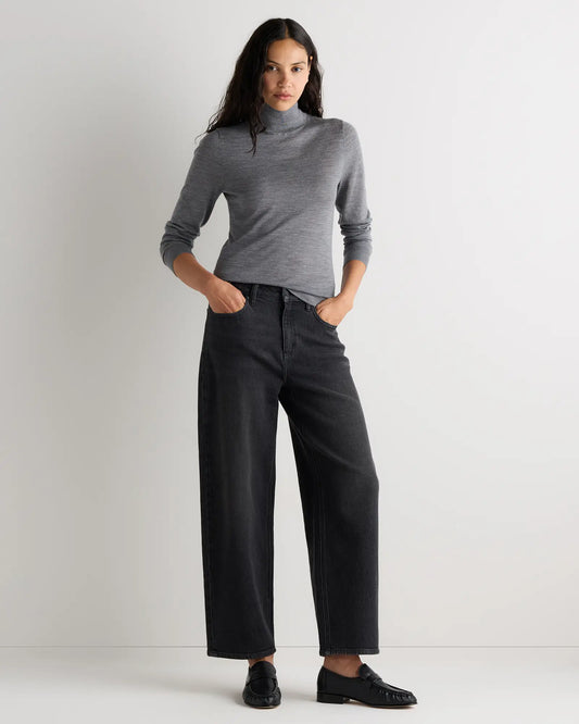 Ultra-Fine Merino Wool Turtleneck Sweater - US 0726