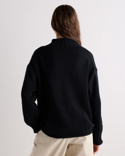 100% Organic Cotton Oversized Roll Neck Sweater - US 5621