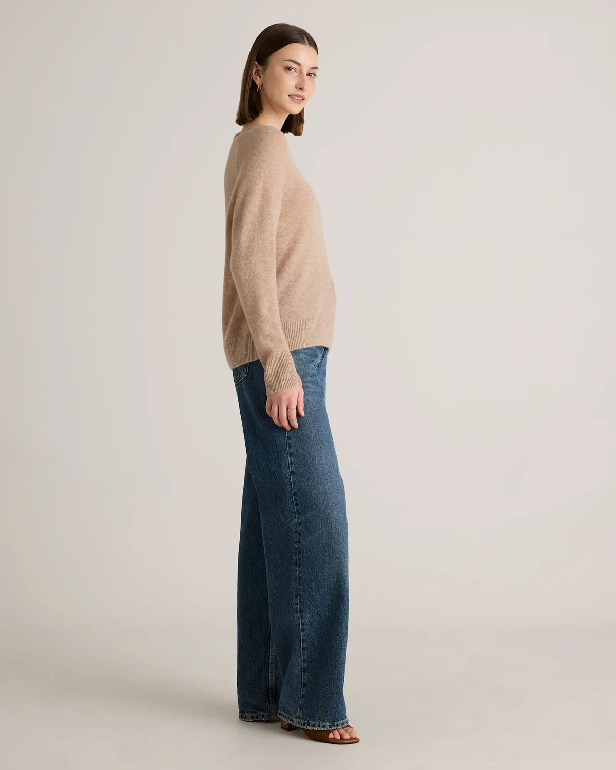 Mongolian Cashmere Boatneck Sweater - US 0396