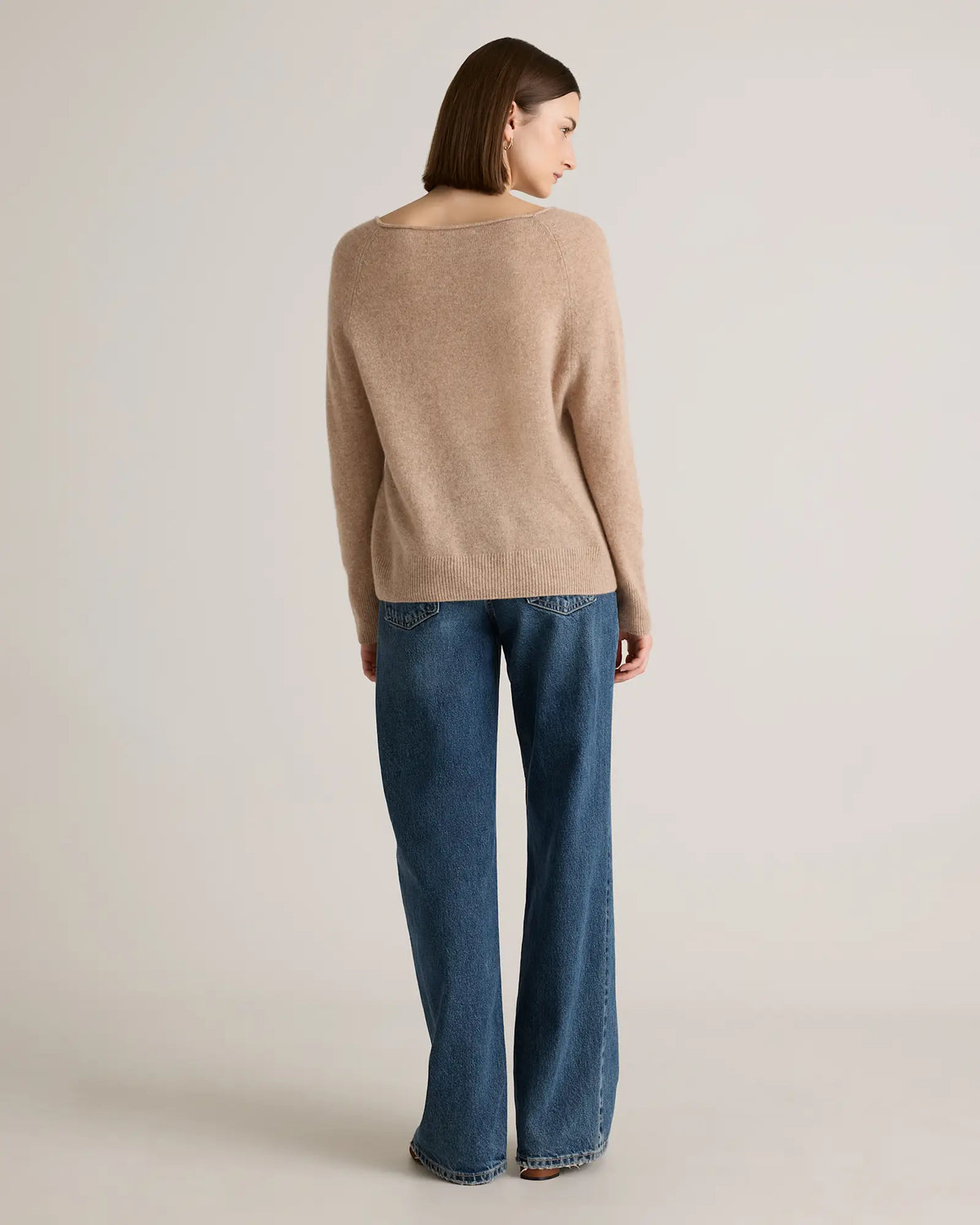 Mongolian Cashmere Boatneck Sweater - US 0396