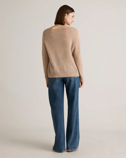 Mongolian Cashmere Boatneck Sweater - US 0396