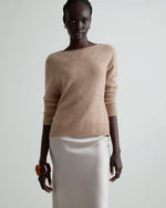 Mongolian Cashmere Boatneck Sweater - US 0396