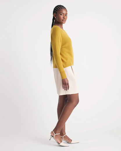 Mongolian Spring Cashmere Boatneck Sweater - US 1409