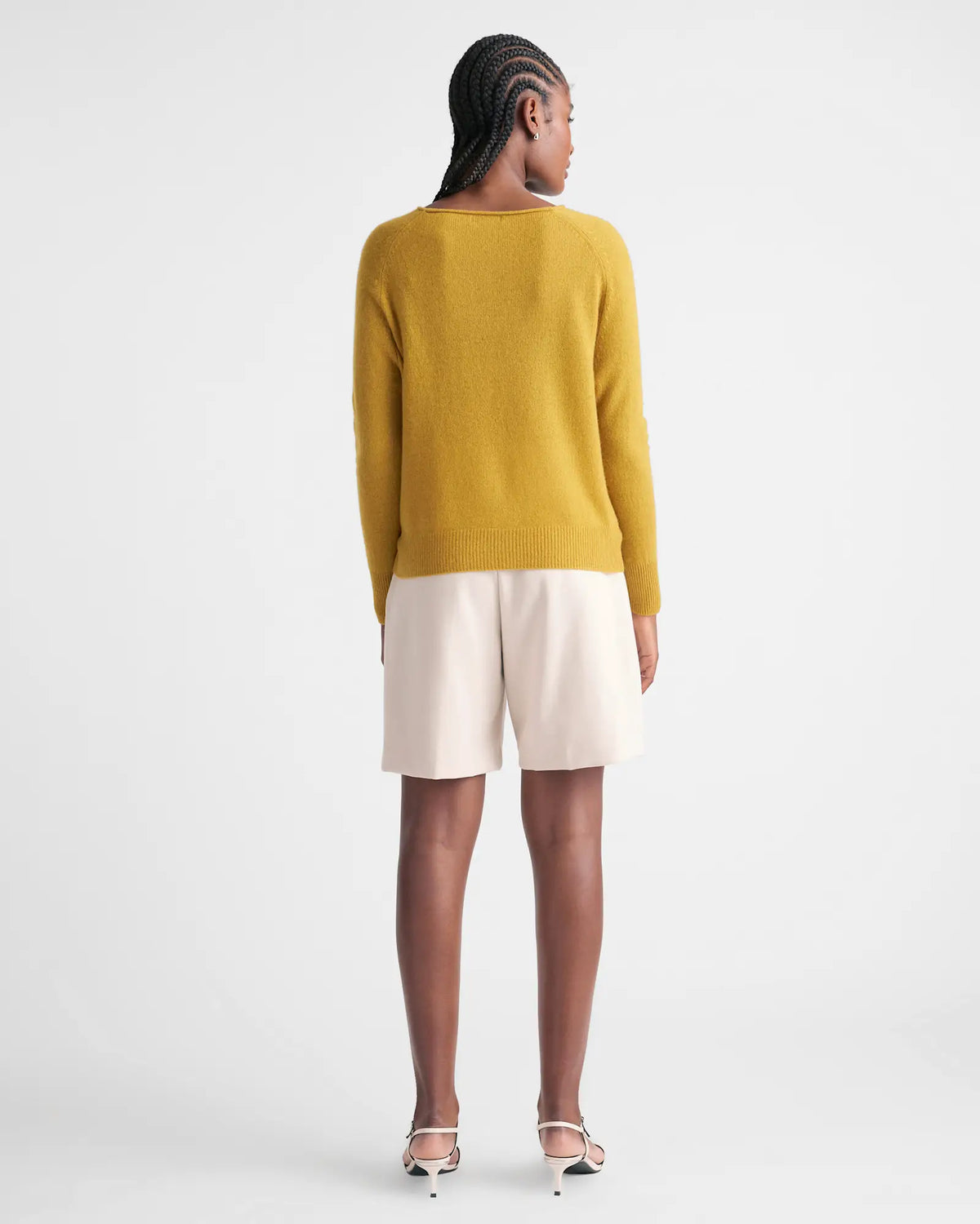 Mongolian Spring Cashmere Boatneck Sweater - US 1409