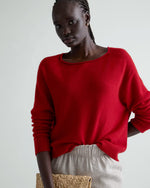 Mongolian Cashmere Boatneck Sweater - US 1341