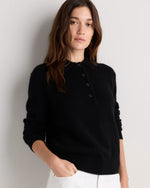 Mongolian Cashmere Button Polo Sweater - US 3007