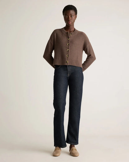 100% Organic Cotton Cropped Cardigan - US 4475