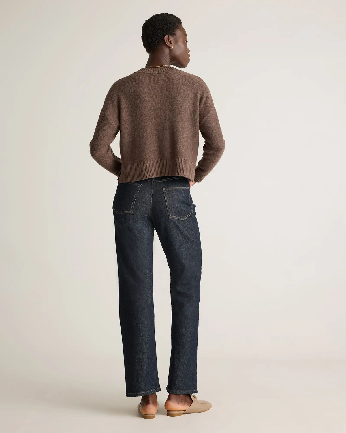 100% Organic Cotton Cropped Cardigan - US 4475