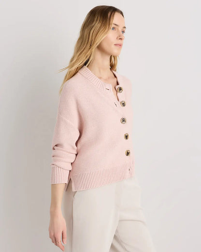 100% Organic Cotton Cropped Cardigan - US 0348