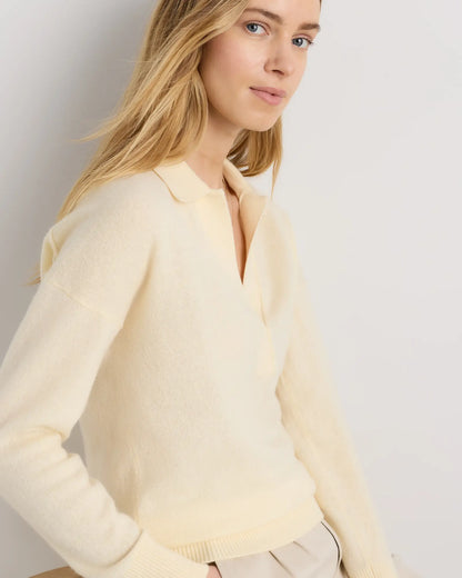 Mongolian Cashmere Polo Sweater - US 3046