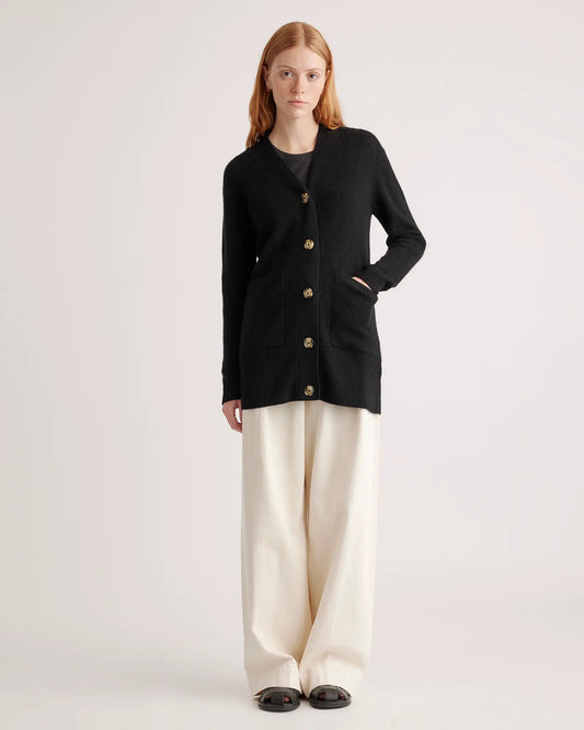Baby Alpaca-Wool Oversized Cardigan - US 1395