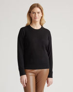 Lightweight Cotton Cashmere Crew Sweater - US 9520