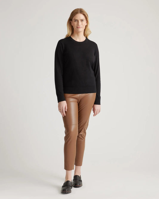 Lightweight Cotton Cashmere Crew Sweater - US 9520
