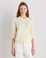 Lightweight Cotton Cashmere Crew Sweater - US 4190