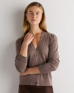 Lightweight Cotton Cashmere Cardigan - US 0579