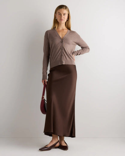 Lightweight Cotton Cashmere Cardigan - US 0579