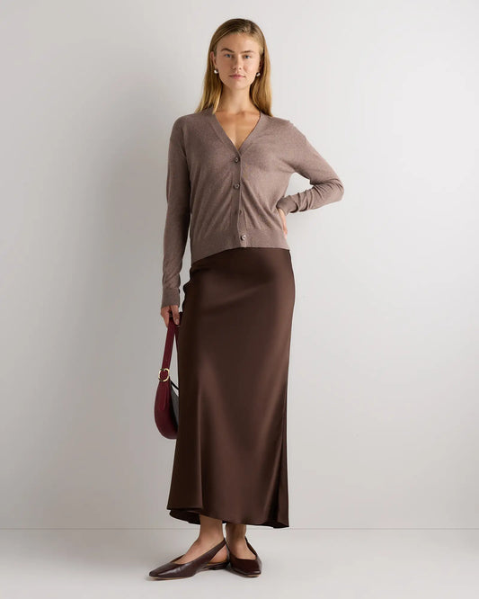 Lightweight Cotton Cashmere Cardigan - US 0579