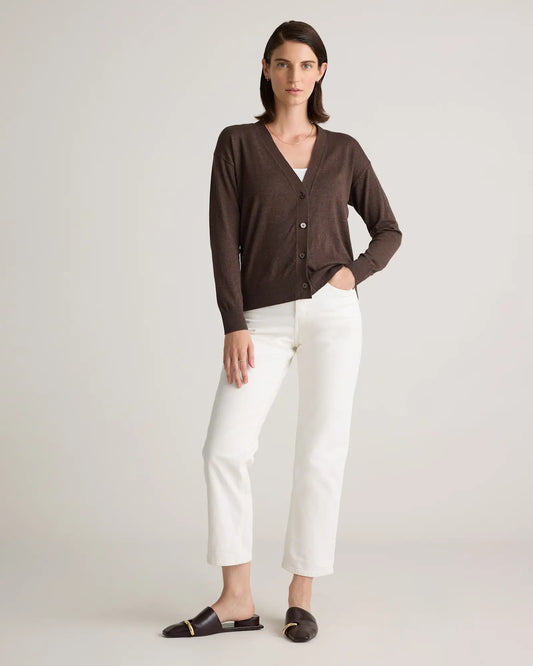 Lightweight Cotton Cashmere Cardigan - US 8915