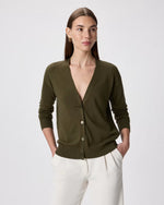 Lightweight Cotton Cashmere Cardigan - US 2738