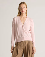 Lightweight Cotton Cashmere Cardigan - US 6660