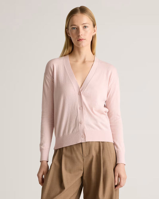 Lightweight Cotton Cashmere Cardigan - US 6660