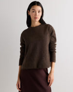 Mongolian Cashmere Boxy Crewneck Sweater - US 2158