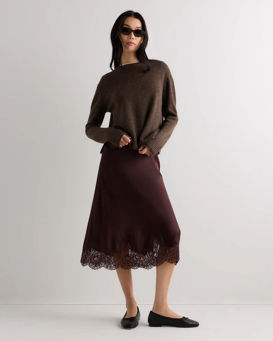 Mongolian Cashmere Boxy Crewneck Sweater - US 2158
