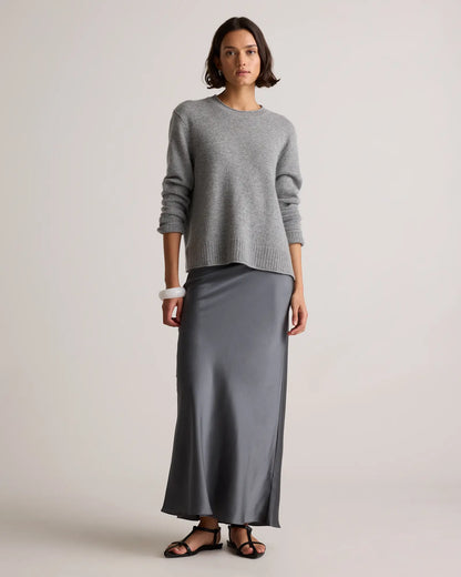 Mongolian Cashmere Boxy Crewneck Sweater - US 7175