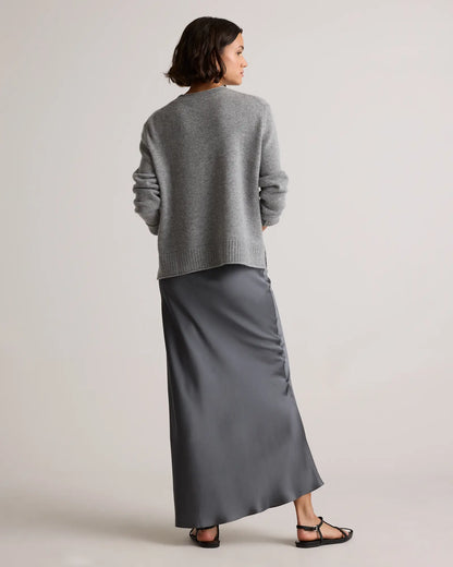 Mongolian Cashmere Boxy Crewneck Sweater - US 7175