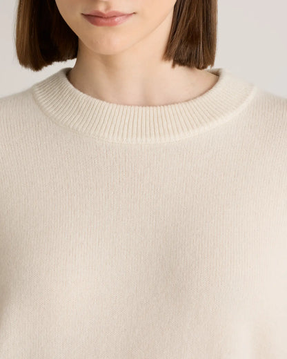 Mongolian Cashmere Oversized Crewneck Sweater - US 8847