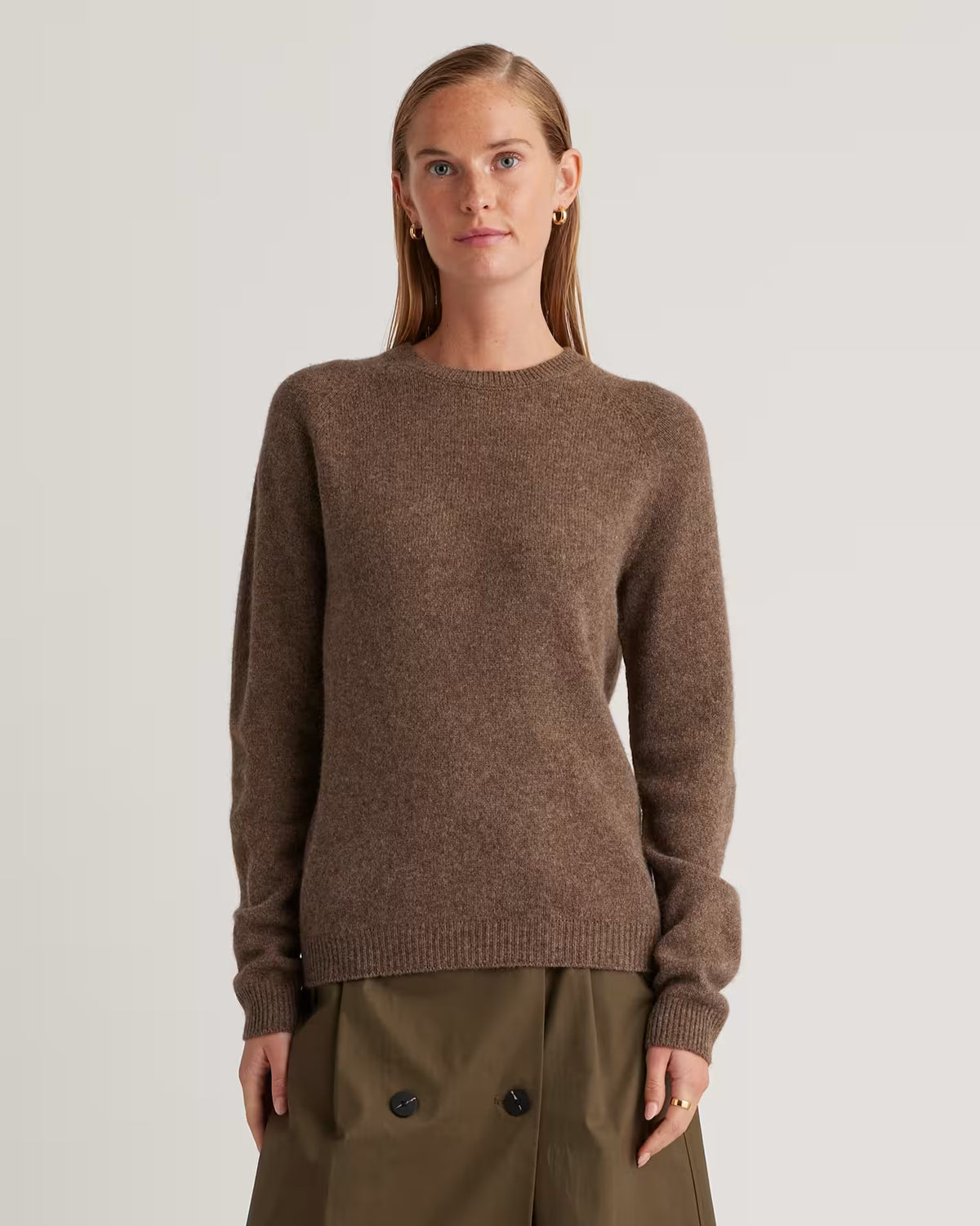 100% Yak Wool Crewneck Sweater - US 5730