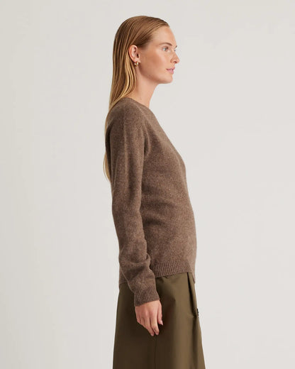 100% Yak Wool Crewneck Sweater - US 5730