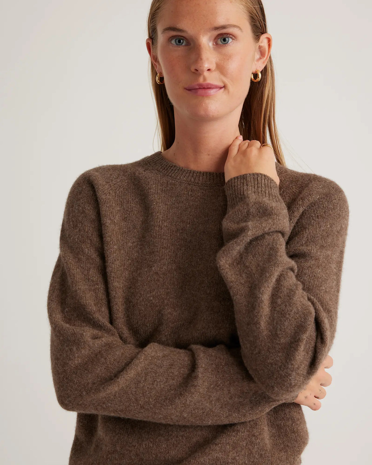 100% Yak Wool Crewneck Sweater - US 5730