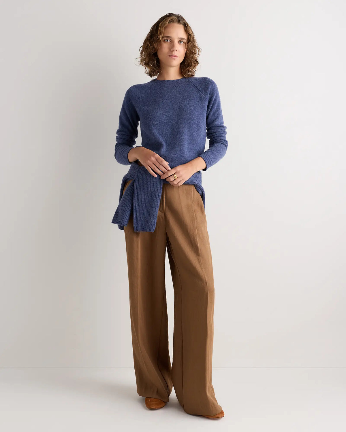 100% Yak Wool Crewneck Sweater - US 3227