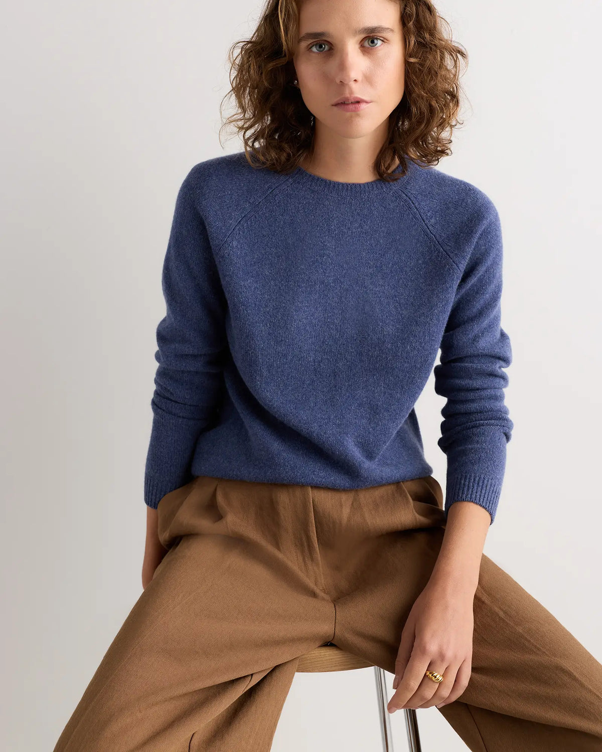 100% Yak Wool Crewneck Sweater - US 3227